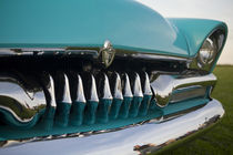 Detail of antique car grill at a car show von Danita Delimont