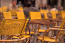 Cafe table detail in Old Town by Danita Delimont