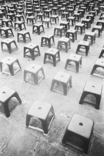 Plastic Stools at the Temple of Literature von Danita Delimont