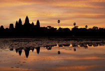 View of temple at dawn by Danita Delimont