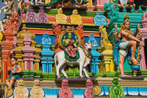 Detail of Dravidian style temple von Danita Delimont