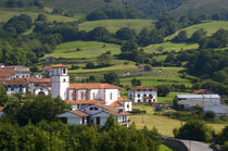 The village of Amaiur in the Baztan Valley of the Navarre region of northern Spain by Danita Delimont