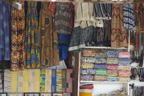 Colorful West African fabric by Danita Delimont