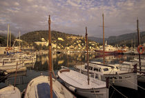 Port de Soller Harbor at sunset von Danita Delimont