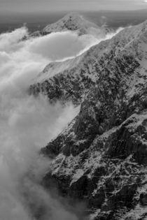 Aerial view of Alaska Range peaks by Danita Delimont