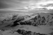 Aerial view of Alaska Range peaks by Danita Delimont