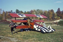 WWI Fokker Triplane taxiing von Danita Delimont