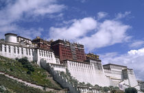 Potala Palace on mountain the home of the Dalai Lama in capital city of Lhasa Tibet China von Danita Delimont