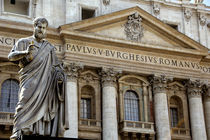 Peter's Basilica (aka Basilica di San Pietro) von Danita Delimont