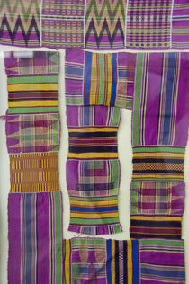 Colorful traditional West African textiles by Danita Delimont