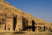 Tombs of Nabatean town by Danita Delimont