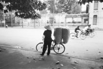 Bicyle Delivery Woman (NR) von Danita Delimont