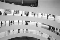 New York City: The Guggenheim Museum Crowded Gallery View by Danita Delimont