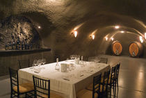 Dining room in Archery Summit Winery by Danita Delimont
