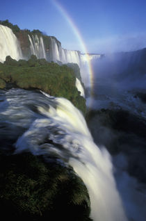 Iguassu Falls Falls with rainbow von Danita Delimont