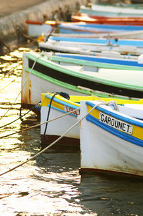 Moored at a jetty Le Brusc Six Fours Var Cote d'Azur France von Danita Delimont