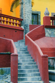 Colorful stairways to Cultural Center von Danita Delimont