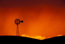 Windmill at sunset von Danita Delimont