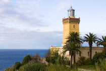 Tangier Morocco lighthouse at Cap Spartel overlooking the Mediterranean & the Atlantic Ocean von Danita Delimont