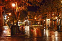 Bar Harbor at night, Maine, USA von John Greim