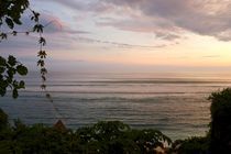 sunset waves on empty beach by Vsevolod  Vlasenko