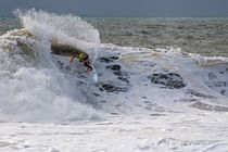 surfing at Supertubos von Vsevolod  Vlasenko