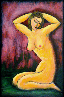 Nude I - Inspired by Modigliani by Igor Shrayer