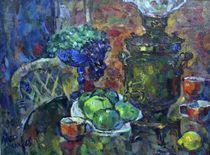 Samovar And Apples von Ivan Filichev