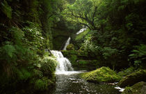 McLean Falls Southern Scenic Route New Zealand by Kevin W.  Smith