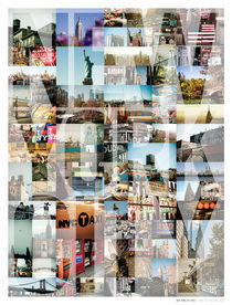NEW YORK CITY MONTAGE - TYPE von Darren Martin