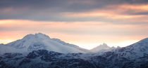 Sunrise over Sunnmørsalpane by Severin Sadjina