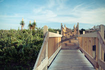 Wooden stairs by Victoria Savostianova