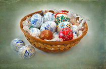 A Basket of Easter Eggs by Louise Heusinkveld