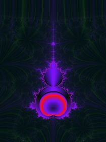 Mandelbrot in Purple and Red von objowl