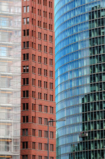 Berlin Potsdamer Platz Hochhäuser Detail von Matthias Hauser