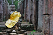 Buddha statue at Bayon Temples von Sami Sarkis Photography