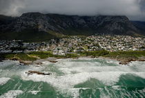 Hermanus village by stormy day by Sami Sarkis Photography