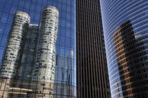 Reflection of Skyscrapers in La Defense by Sami Sarkis Photography
