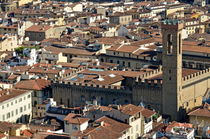 Cityscape from top of cupola of Florence Duomo von Sami Sarkis Photography