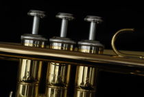 Three trumpet pistons by Sami Sarkis Photography