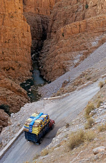 Heavy Loaded Truck In The Valley by Sami Sarkis Photography