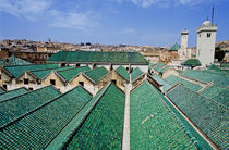 Rooftops of the buildings and mosque of the University of Al-Karaouine von Sami Sarkis Photography