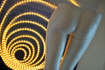 Mannequin bottom and Light tube in spiral shape by Sami Sarkis Photography