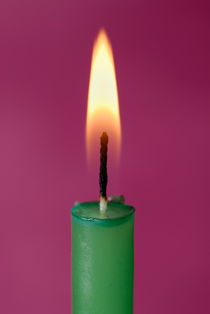 Burning candle by Sami Sarkis Photography