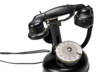 Antique telephone (Thomson 1921) French dial von Sami Sarkis Photography