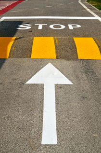 Close-Up of a Street Sign by Sami Sarkis Photography