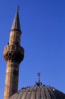 Minaret and pigeons by Sami Sarkis Photography