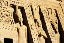 Giant statues outside the Ramses II and Queen Nefertiti Temple at Abu Simbel by Sami Sarkis Photography