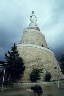 Our Lady of Lebanon statue in Harissa by Sami Sarkis Photography