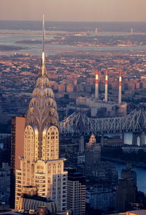 Cityscape showing the Chrysler Building by Sami Sarkis Photography